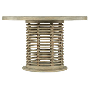 Hooker Furniture - Surfrider 48in Rattan Round Dining Table - 6015-75203-80