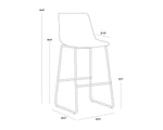 Cal Barstool - Antique Black