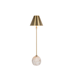 Gabby - Vivianna Metal Alabaster Antique Brass Console Lamp - SCH-170040