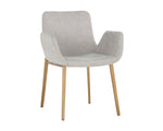 Lucano Dining Armchair - Belfast Heather Grey