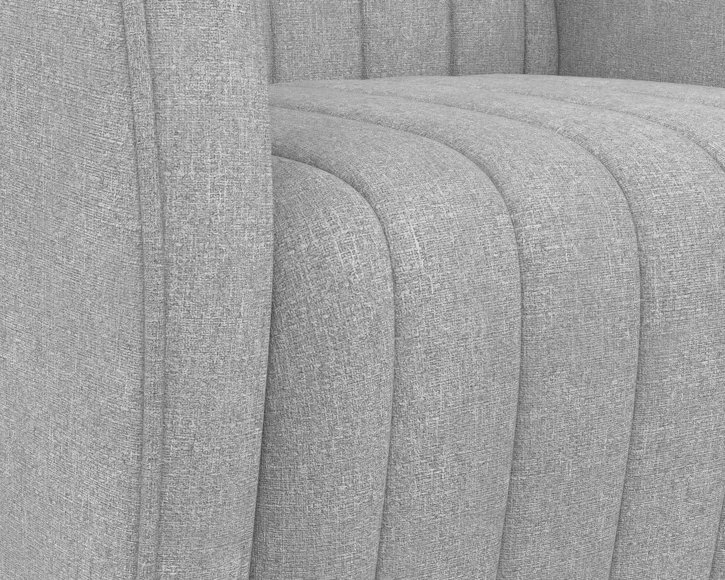 Garrison Swivel Lounge Chair - Liv Dove