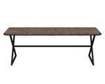 Elon Bench - Vintage Cognac Leather