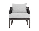 Capri Lounge Chair - Smoke Grey  Copacabana Marble