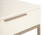 Rebel Console Table With Drawers - Champagne Gold  Cream