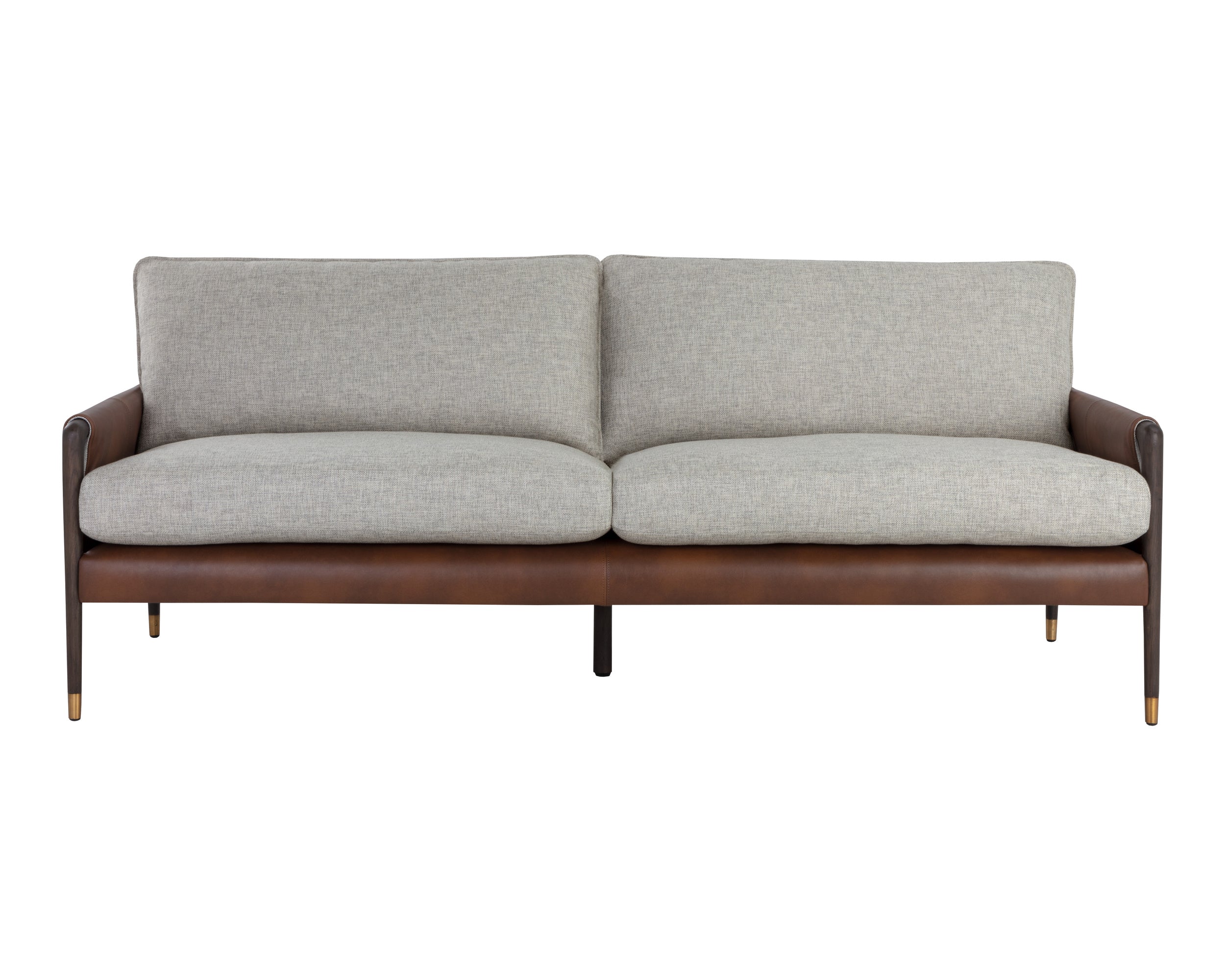 Mauti Sofa - Brown  Vault Fog / Bravo Cognac