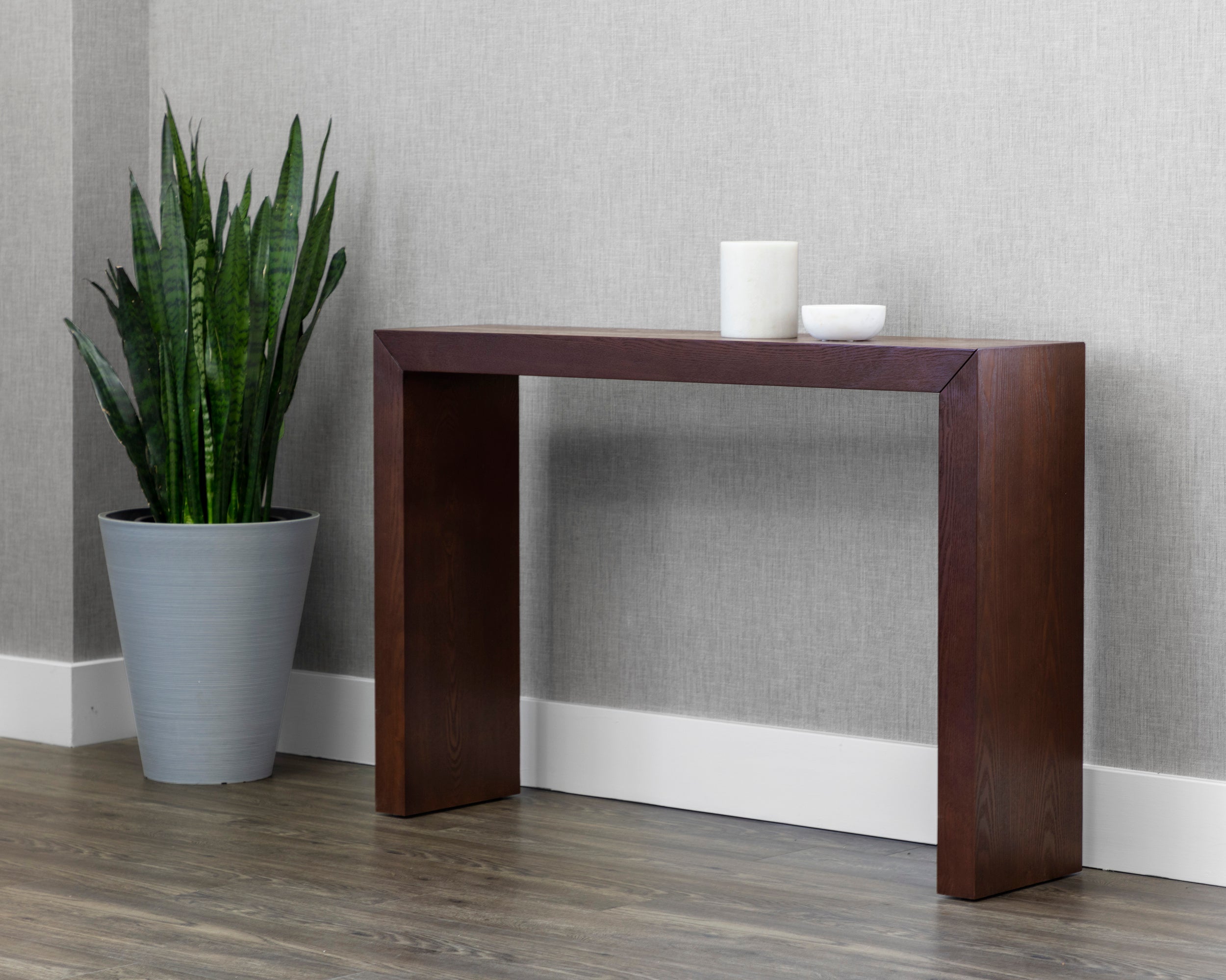 Arch Console Table - Mahogany