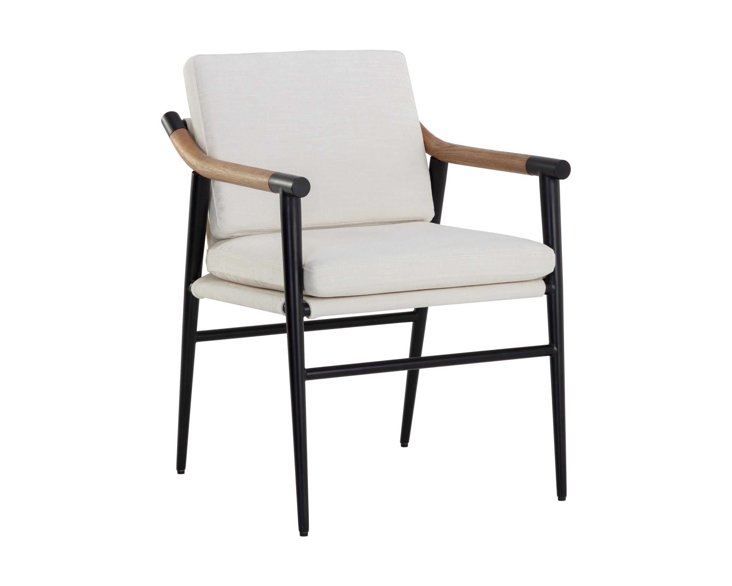 Meadow Dining Armchair - Heather Ivory Tweed