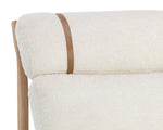 Elanor Lounge Chair - Light Oak  Altro White
