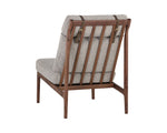 Elanor Lounge Chair - Walnut  Altro Cappuccino