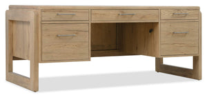 Hooker Furniture - Kalamazoo Executive Desk - Medium Wood - 6062-10462-80