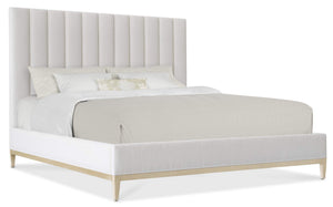 Hooker Furniture - Cascade California King Upholstered Bed - White - 6120-90360-80