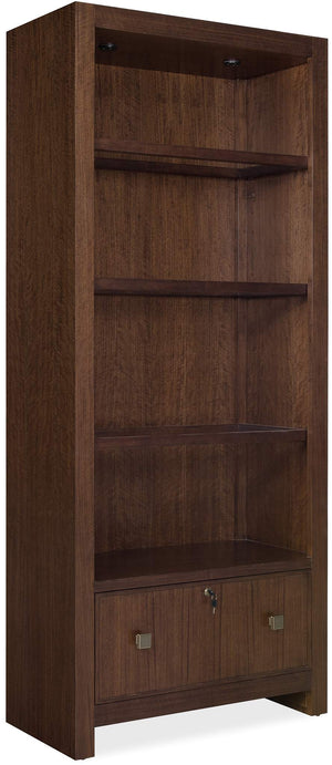 Hooker Furniture - Archives Bookcase - Dark Wood - 6123-10445-89