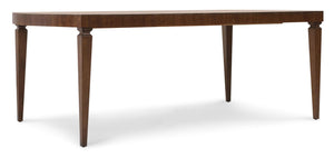 Hooker Furniture - Archives Rectangle Dining Table with Two 20-inch Leaves - Dark Wood - 6123-75200-89