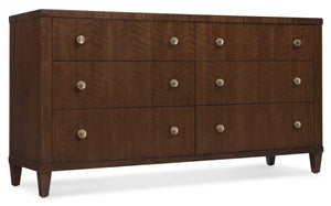 Hooker Furniture - Archives Six-Drawer Dresser - Dark Wood - 6123-90002-89