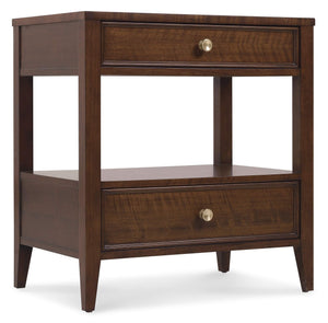 Hooker Furniture - Archives Two-Drawer Nightstand - Dark Wood - 6123-90115-89