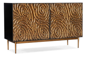 Hooker Furniture - Melange Fingerprints Two Door Credenza - Black - 628-50216-15
