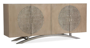 Hooker Furniture - Melange Nolita Four Door Entertainment Console - Gold - 628-55034-15