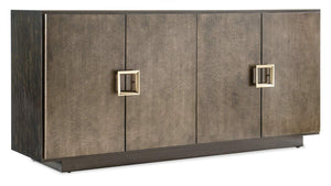 Hooker Furniture - Melange Asher Four Door Entertainment Credenza - Dark Wood - 628-55055-89