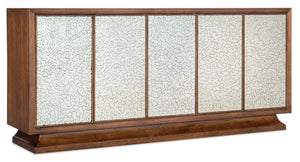 Hooker Furniture - Melange Lloyds Leopard Entertainment Credenza - Medium Wood - 628-55071-89