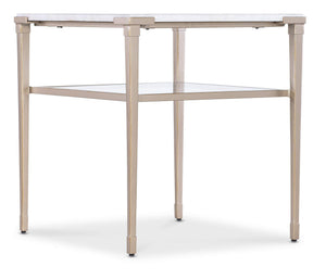 Hooker Furniture - Melange Jen End Table - Gold - 628-80590-00