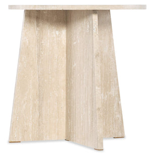 Hooker Furniture - Melange Cirque End Table - White/Cream/Beige - 628-80592-00
