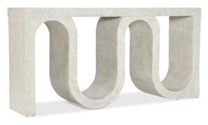 Hooker Furniture - Melange Snaked Console Table - White/Cream/Beige - 628-85158-05