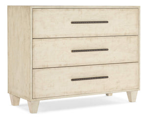 Hooker Furniture - Melange Saffron Three Drawer Chest - White/Cream/Beige - 628-85652-05