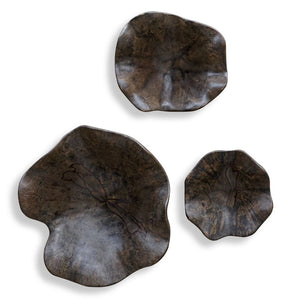 Uttermost Two Wood Wall Decor In Mocha S/3