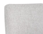 Marie Dining Chair - Belfast Heather Grey / Bravo Metal