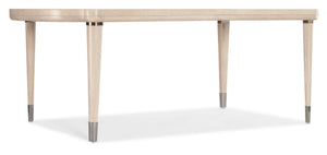Hooker Furniture - Nouveau Chic Rectangle Dining Table with 1-22in Leaf - Light Wood - 6500-75200-80