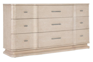 Hooker Furniture - Nouveau Chic Nine Drawer Dresser - Light Wood - 6500-90002-80