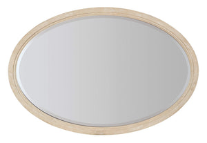 Hooker Furniture - Nouveau Chic Oval Mirror - Light Wood - 6500-90009-80