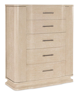 Hooker Furniture - Nouveau Chic Five Drawer Chest - Light Wood - 6500-90010-80