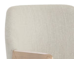 Milton Dining Armchair - Light Wash  Mina Ivory