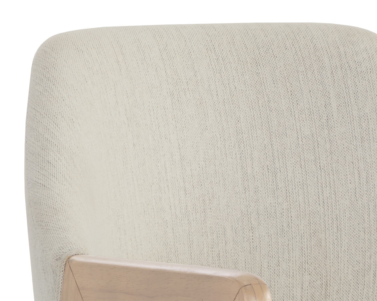 Milton Dining Armchair - Light Wash  Mina Ivory