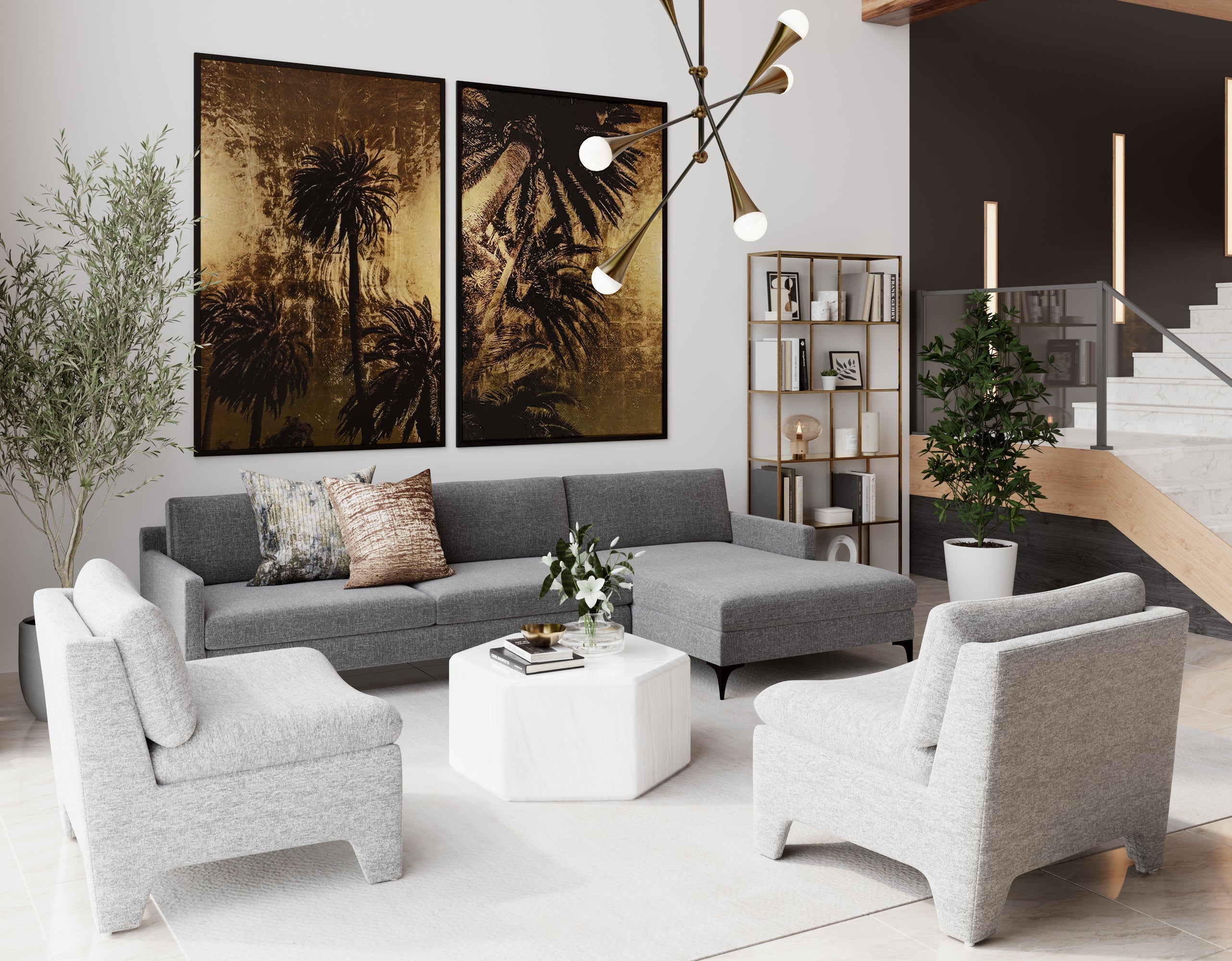 Dallin Lounge Chair - Boho Oatmeal