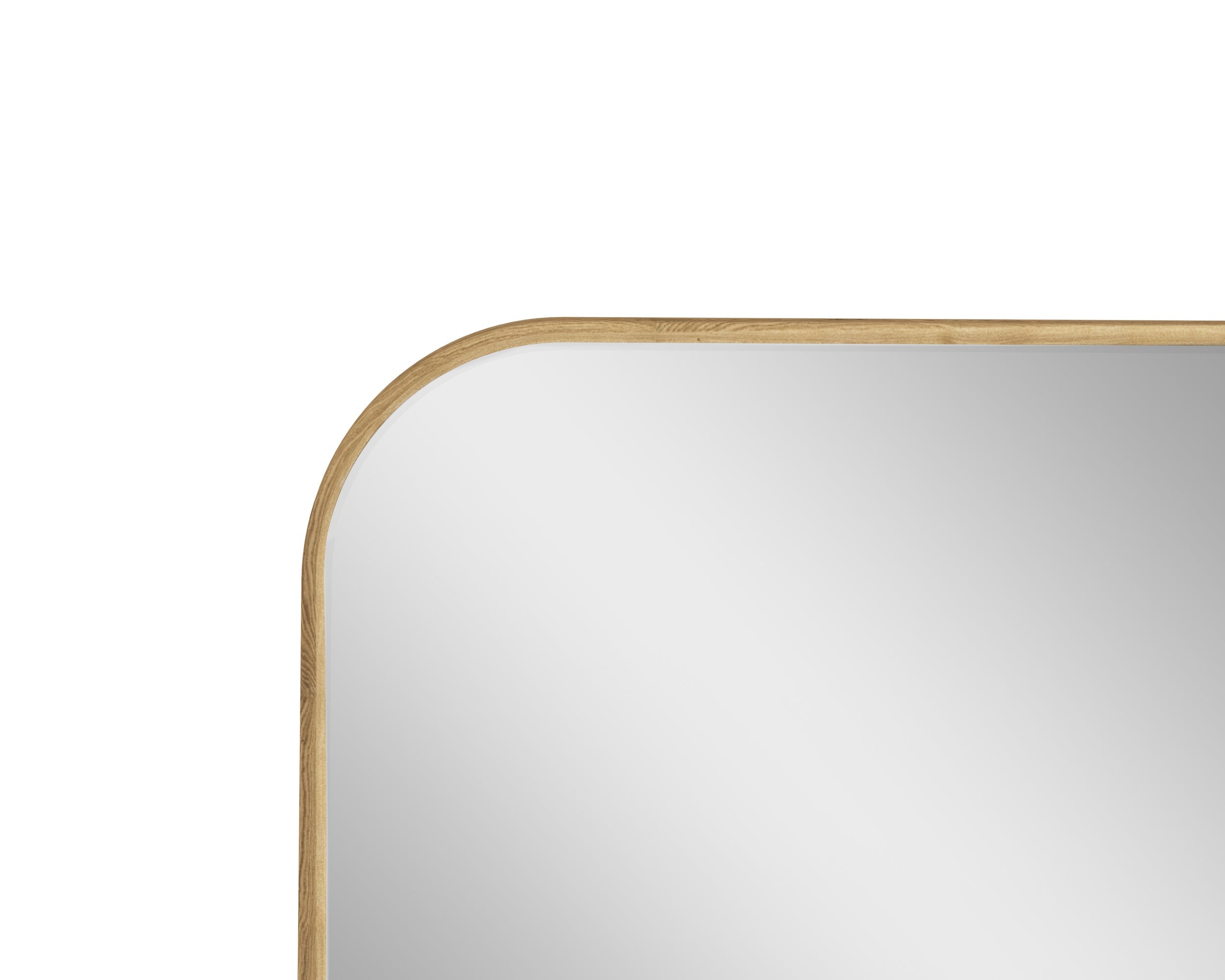 Calabasas Wall Mirror - Rustic Oak