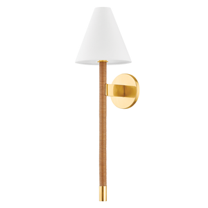 Hudson Valley Lighting Watkins Wall Sconce-Aged Brass