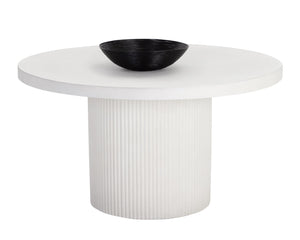 Sunpan Nicolette Dining Table  White