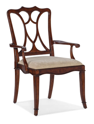 Hooker Furniture - Charleston Upholstered Seat Arm Chair - Beige - 6750-75300-85