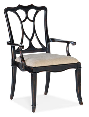 Hooker Furniture - Charleston Upholstered Seat Arm Chair - Beige - 6750-75300-97