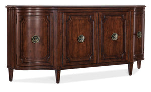 Hooker Furniture - Charleston Four-Door Buffet - Dark Wood - 6750-75900-85