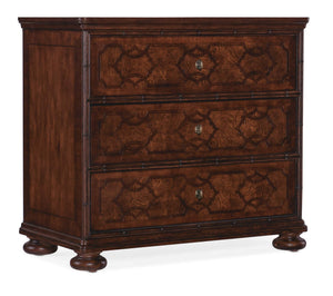 Hooker Furniture - Charleston Three-Drawer Nightstand - Dark Wood - 6750-90116-85