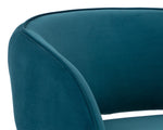 Rosalia Lounge Chair - Timeless Teal