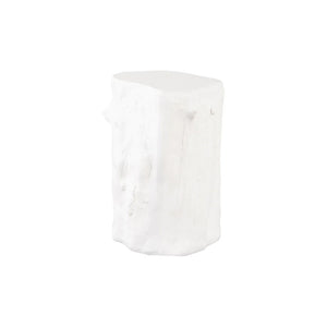 Phillips Collection - Log Stool, Gel Coat White, SM - PH105531