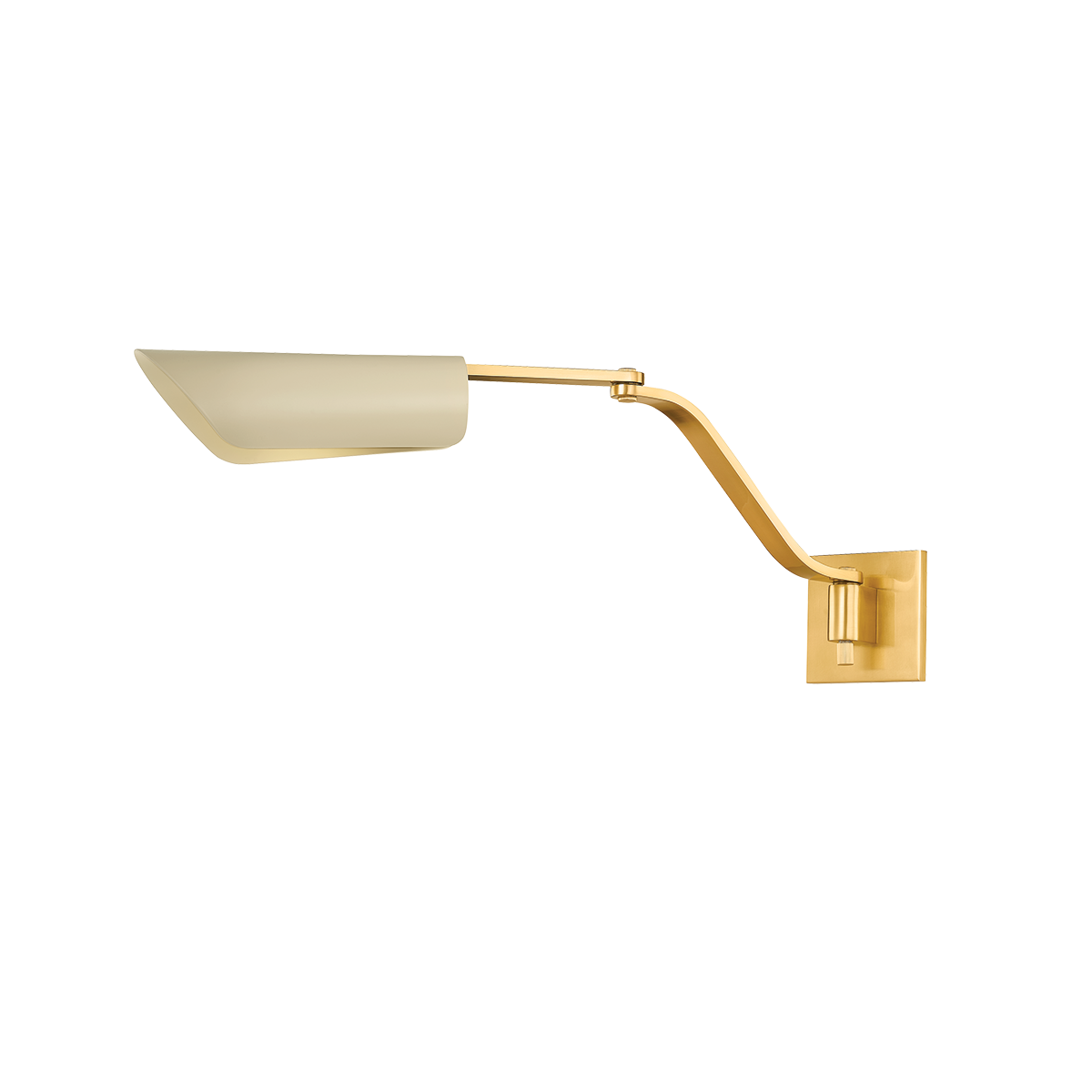 Hudson Valley Lighting Douglaston Wall Sconce-Aged Brass/ Soft Sand