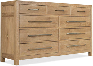Hooker Furniture - Driftwood Nine-Drawer Dresser - 6820-90201