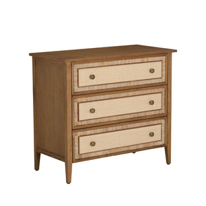 Gabby - Grand Bermuda Sungkai Wood Chest - 3 Drawers, Sandbar - SCH-176028