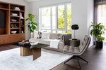 Keller Swivel Lounge Chair - Missouri Stone Leather
