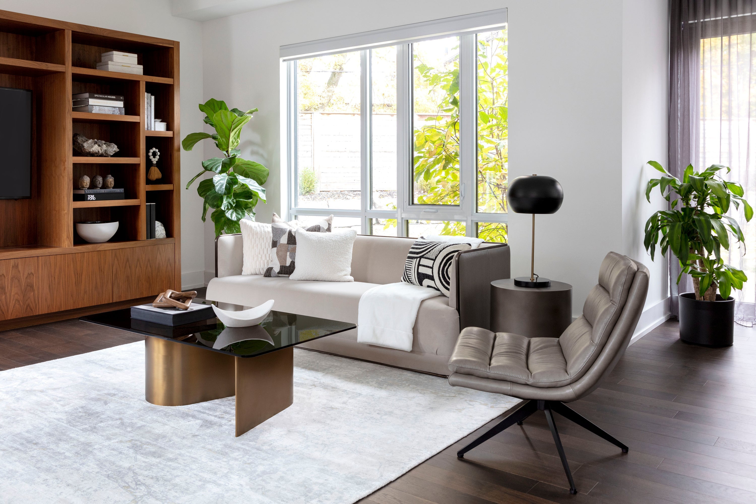 Keller Swivel Lounge Chair - Missouri Stone Leather